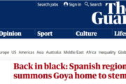 El diario británico The Guardian se fija en los proyectos de las Pinturas Negras y la  Quinta del Sordo de Territorio Goya